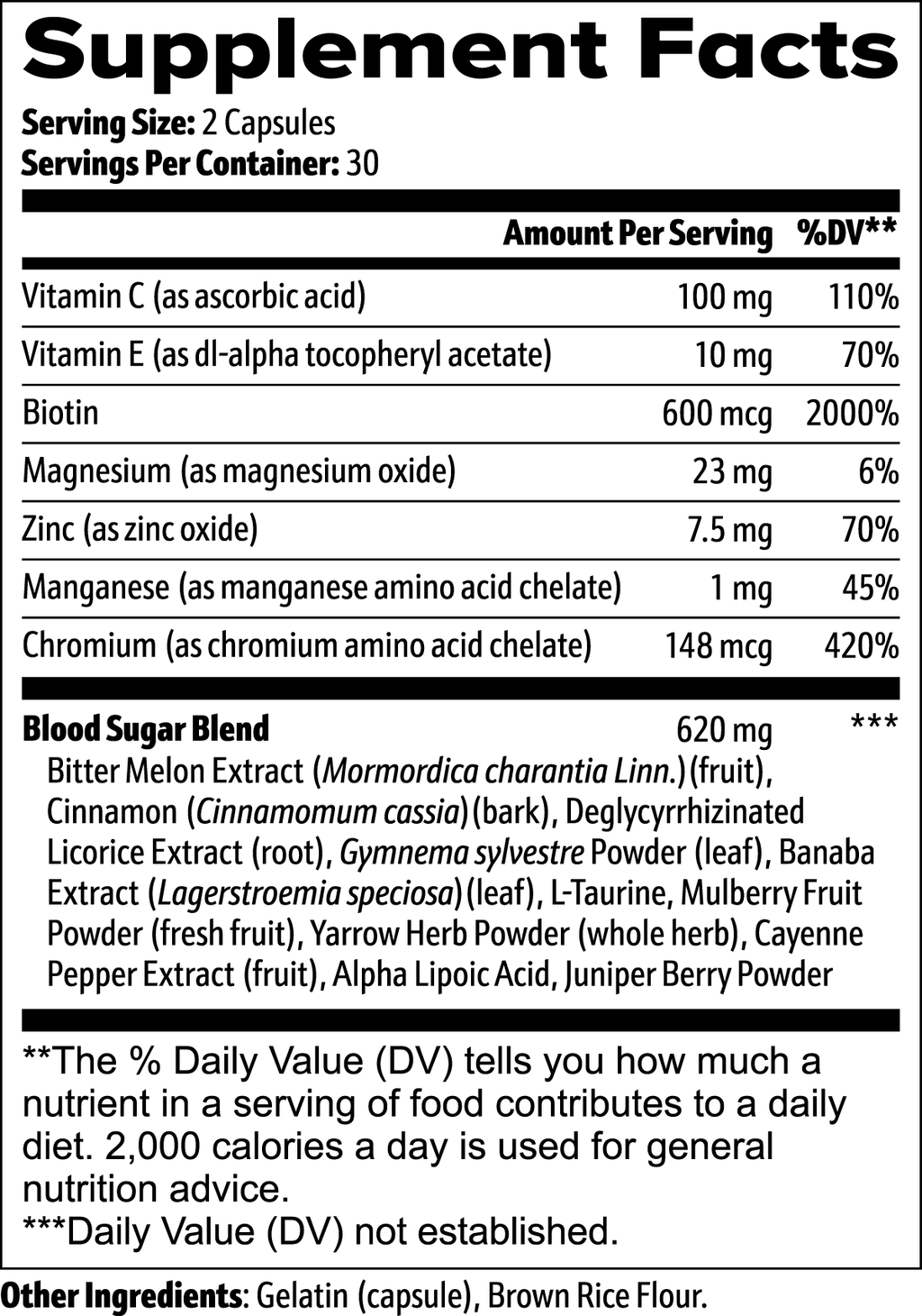 Premium Normal Blood Sugar Support